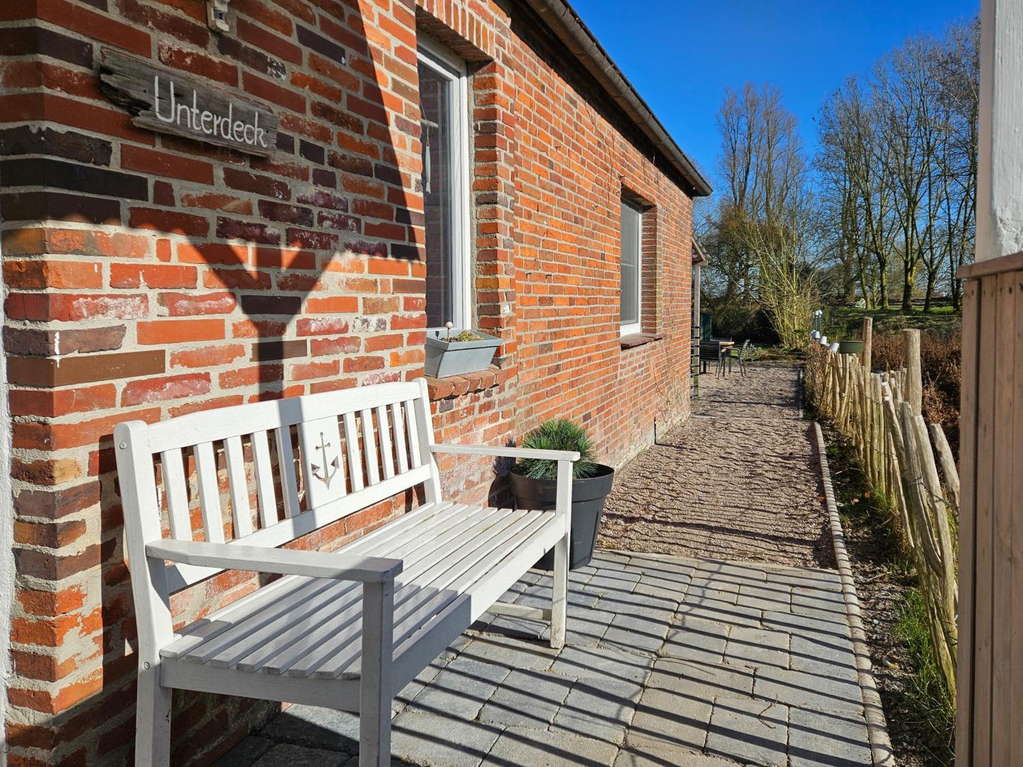 Smittshoern 3 - Nordsee Erdgeschosswohnung Mit Eingezaeunten Garten, Kamin Und Lounge! Altfunnixsiel 外观 照片